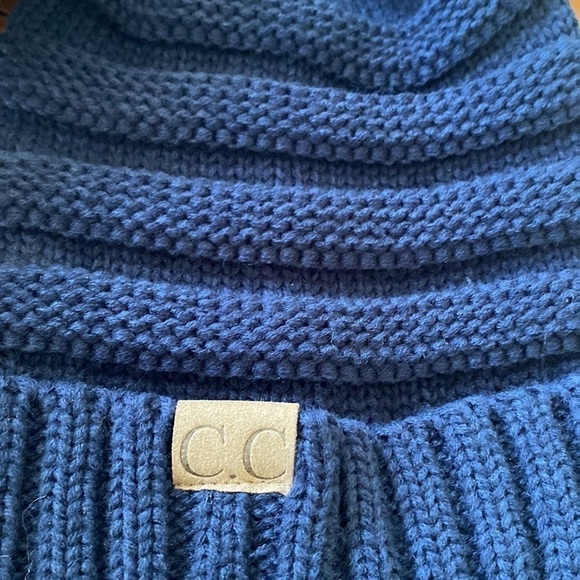 CC Beanie New Women's Knit Slouchy Thick Cap Hat Unisex Solid Color C.C Beanie - Picture 8 of 12